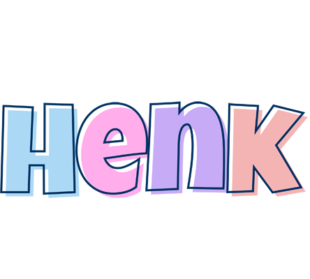 Henk pastel logo