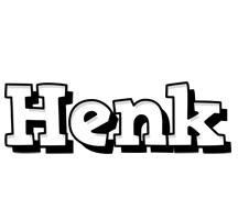 Henk snowing logo
