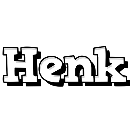 Henk snowing logo