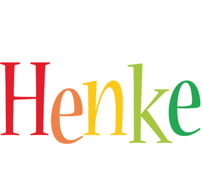 Henke birthday logo