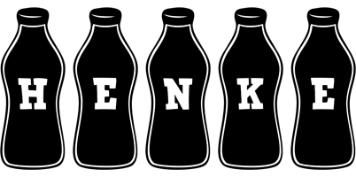 Henke bottle logo