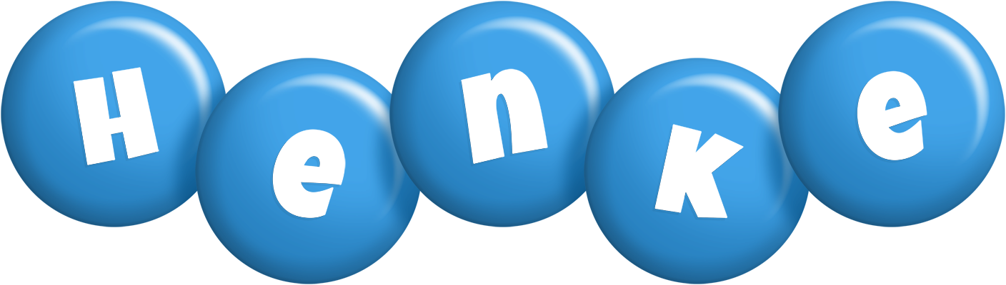 Henke candy-blue logo