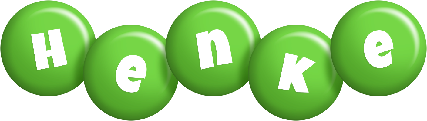 Henke candy-green logo
