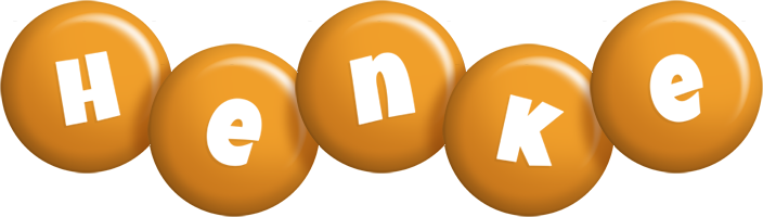 Henke candy-orange logo