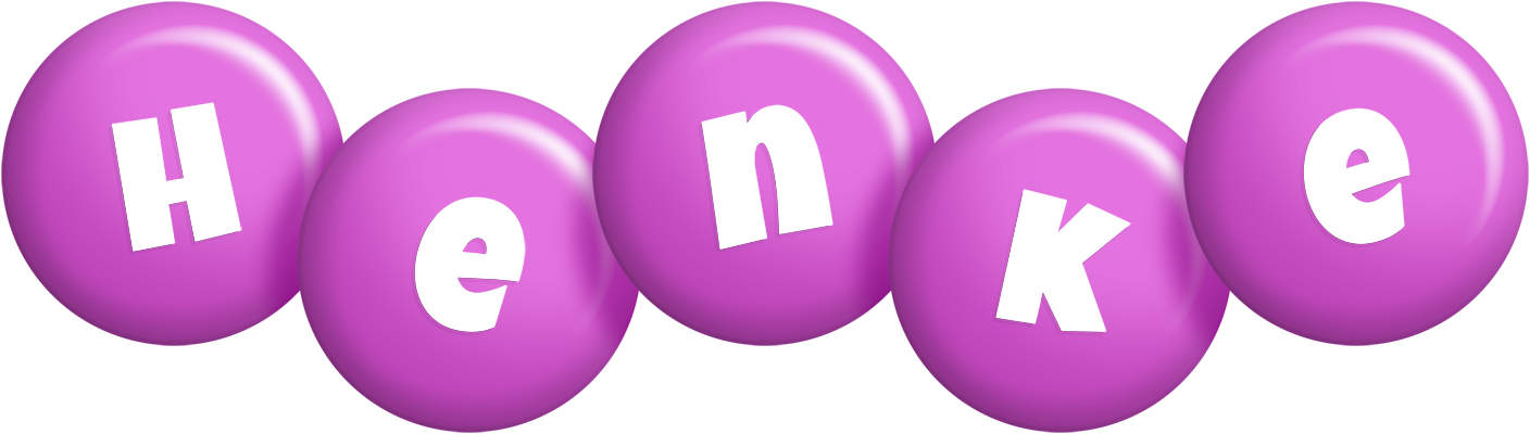 Henke candy-purple logo