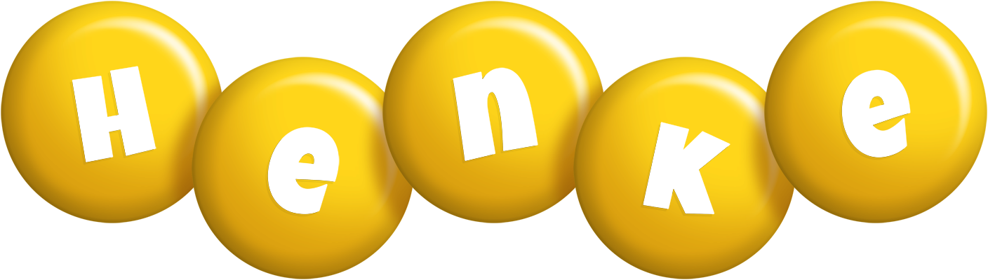 Henke candy-yellow logo