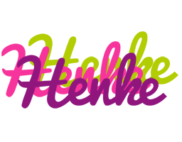 Henke flowers logo