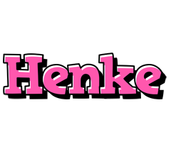 Henke girlish logo