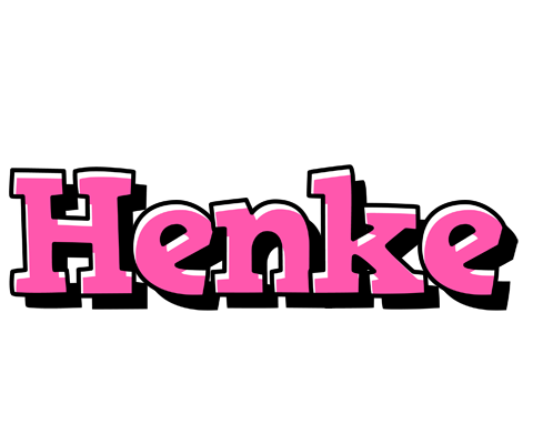 Henke girlish logo