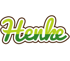 Henke golfing logo