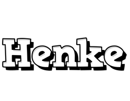 Henke snowing logo