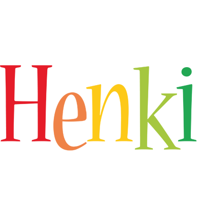 Henki birthday logo