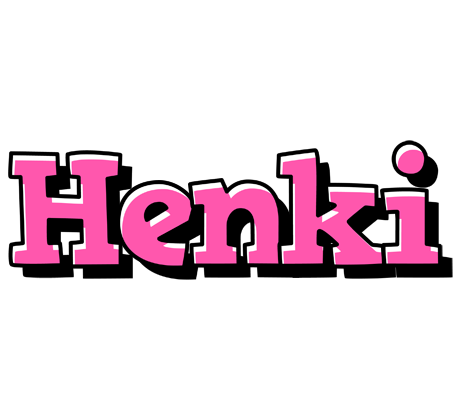 Henki girlish logo