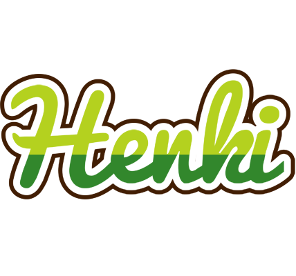 Henki golfing logo