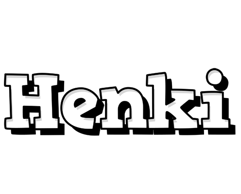 Henki snowing logo