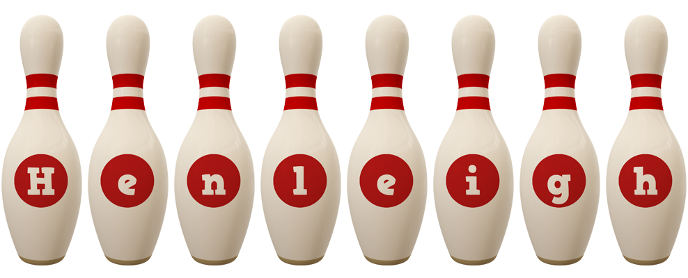 Henleigh bowling-pin logo