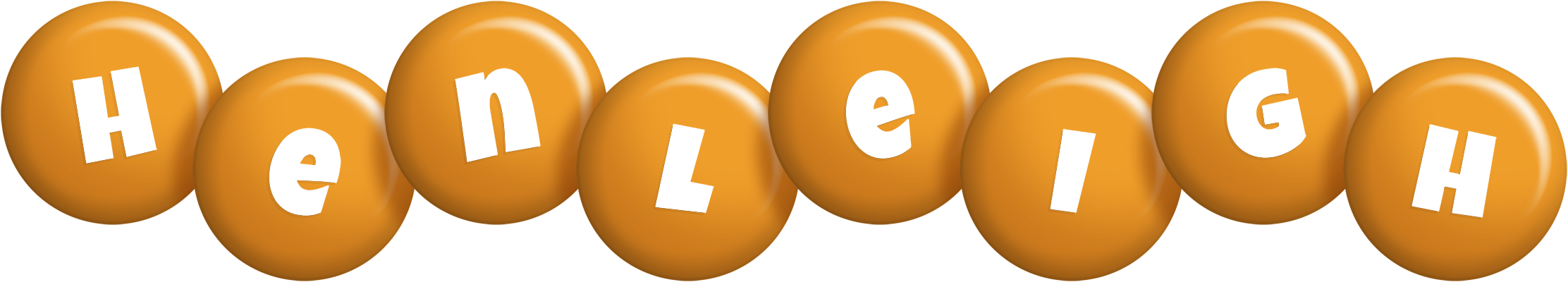 Henleigh candy-orange logo