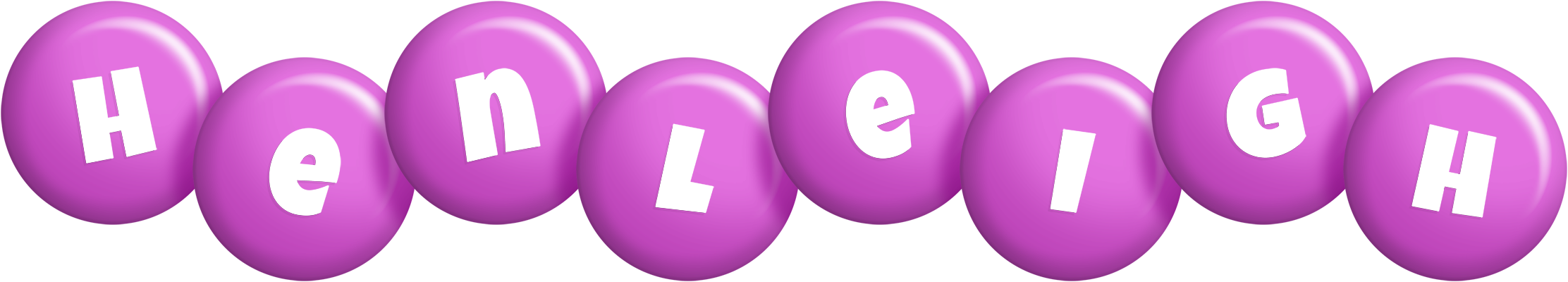 Henleigh candy-purple logo