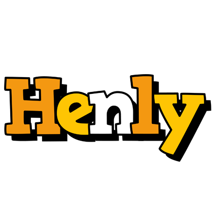 Henly cartoon logo