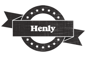 Henly grunge logo