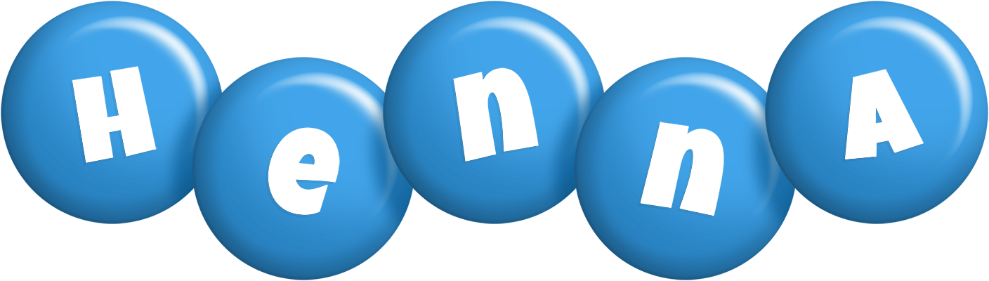 Henna candy-blue logo