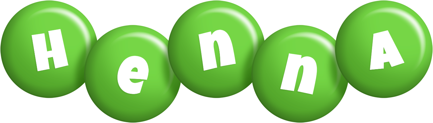 Henna candy-green logo