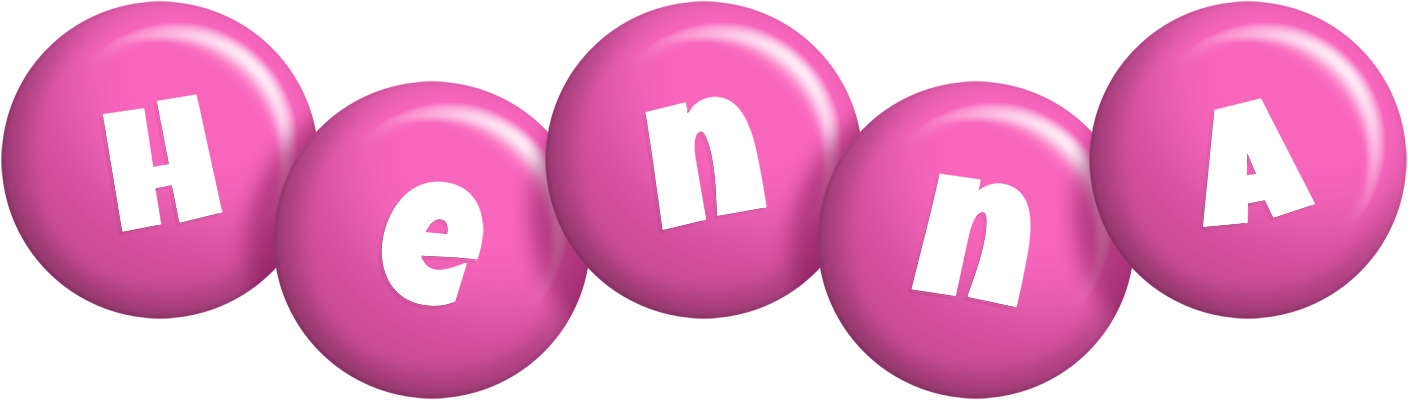 Henna candy-pink logo