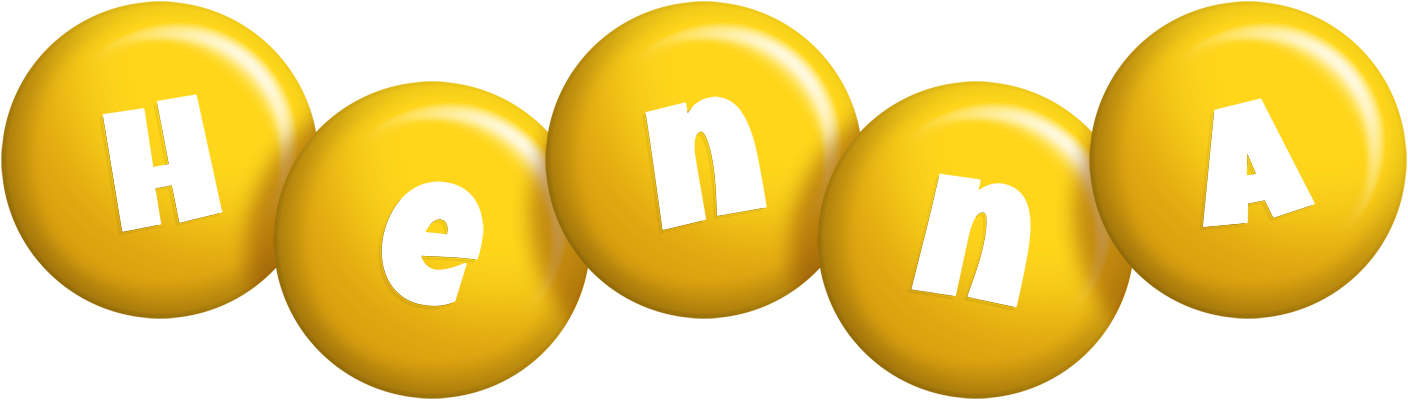 Henna candy-yellow logo