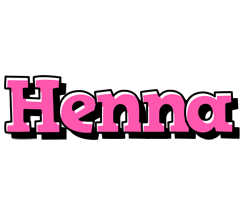 Henna girlish logo