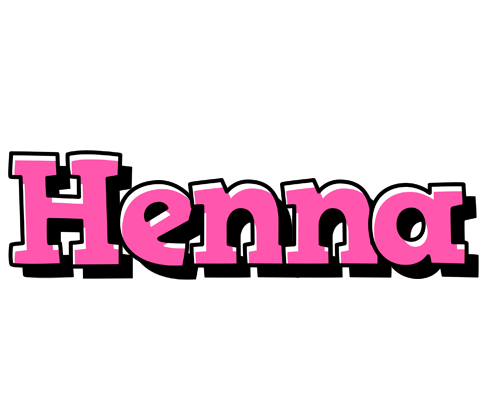 Henna girlish logo