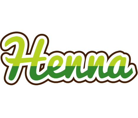 Henna golfing logo