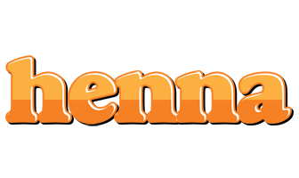 Henna orange logo