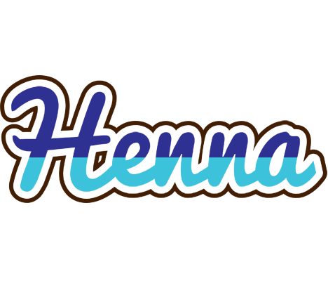 Henna raining logo