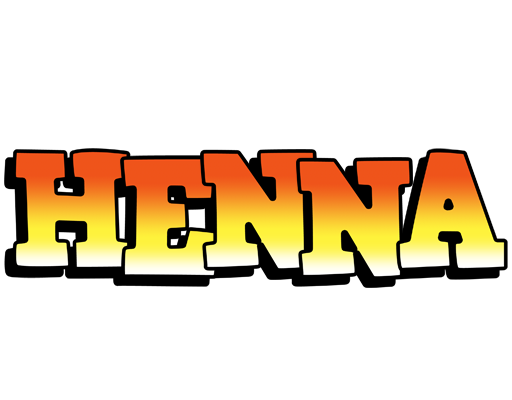 Henna sunset logo