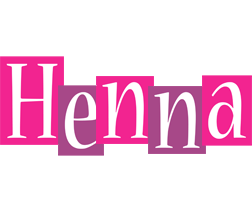 Henna whine logo