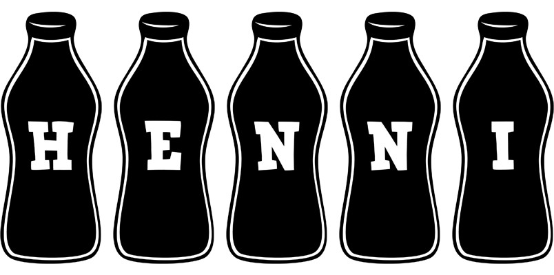 Henni bottle logo
