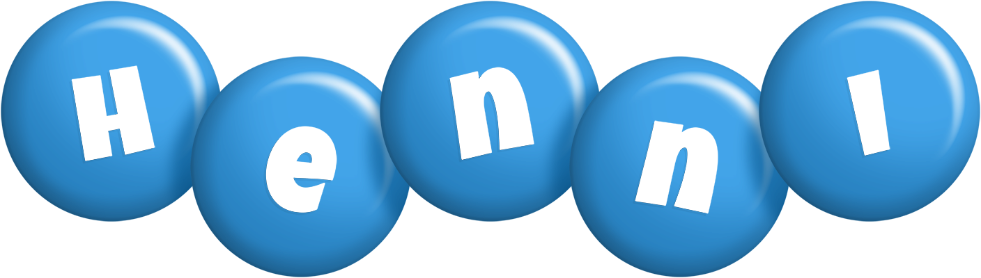 Henni candy-blue logo