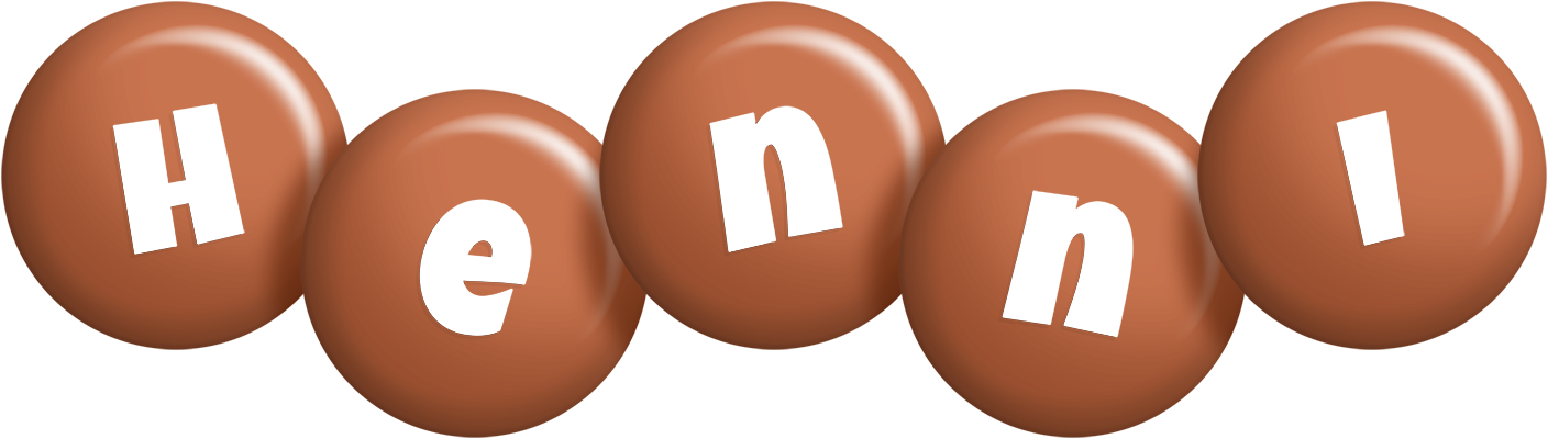 Henni candy-brown logo