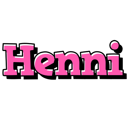 Henni girlish logo
