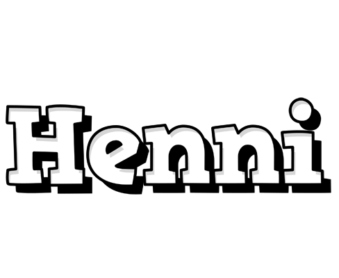 Henni snowing logo