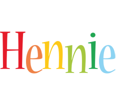 Hennie birthday logo