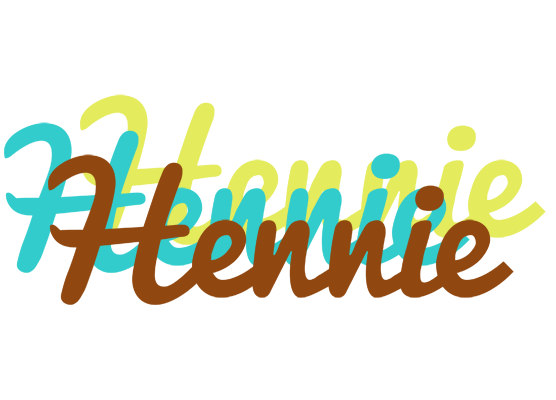 Hennie cupcake logo