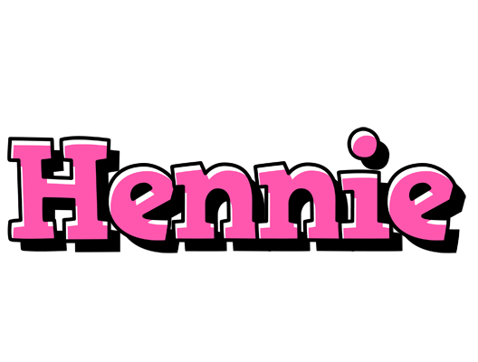 Hennie girlish logo