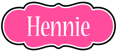 Hennie invitation logo