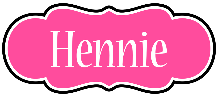 Hennie invitation logo