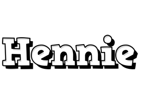 Hennie snowing logo