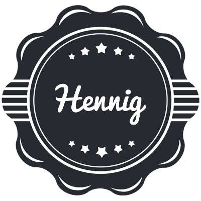 Hennig badge logo