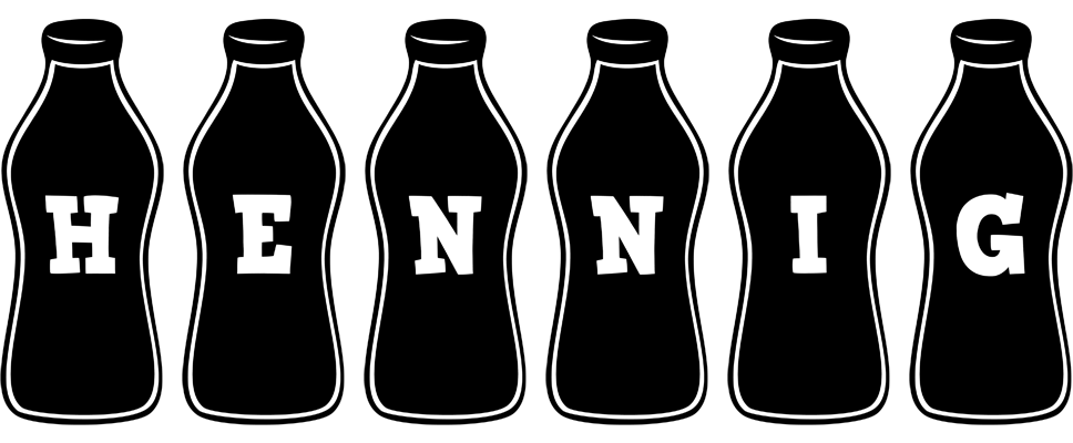Hennig bottle logo