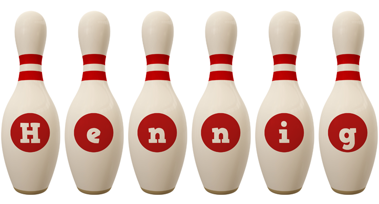 Hennig bowling-pin logo