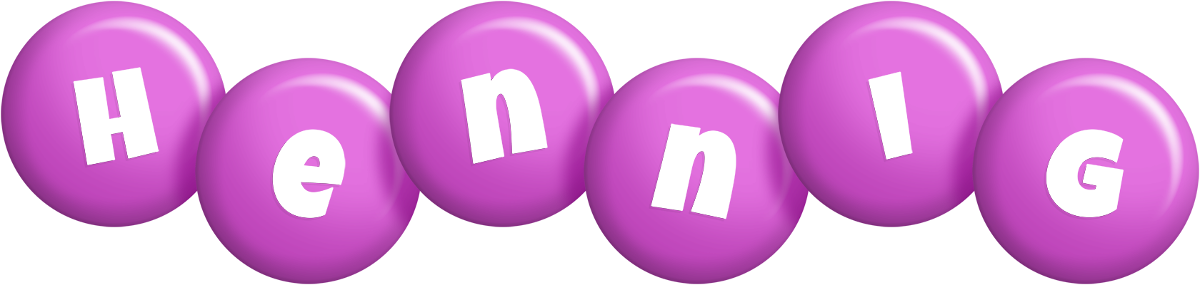 Hennig candy-purple logo